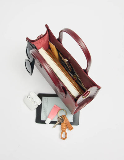 Jackie Burgundy - Handtas