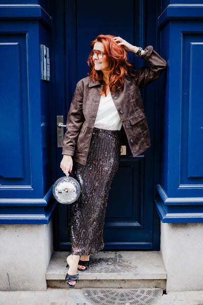 Parker - Faux Suede Jas