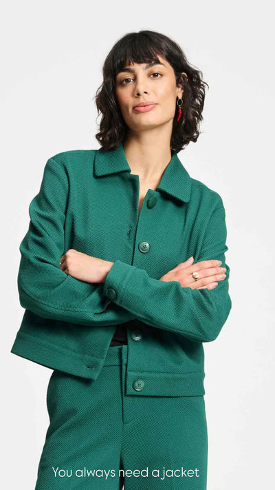 Iris Pine Green - Blazer/ Jas