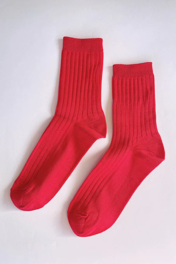 Her Socks Klassiek Rood - Sokken