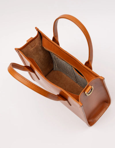 Jackie Midi Cognac - Handtas