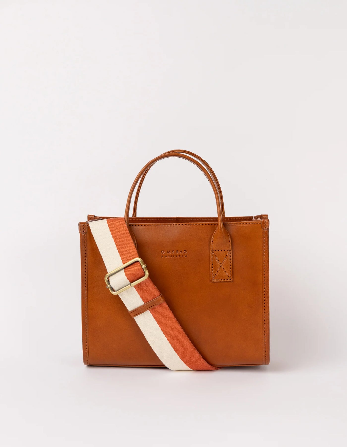 Jackie Midi Cognac - Handtas