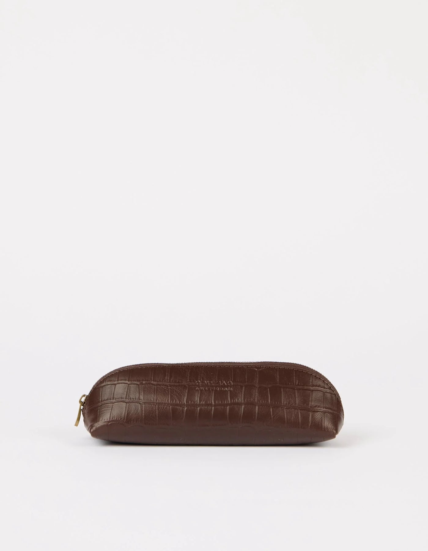 Pencil Case - Chocolate Croco
