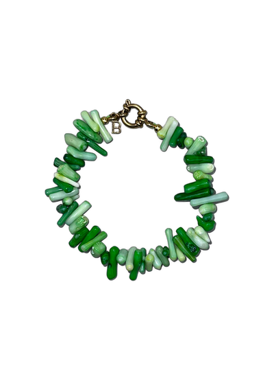 Flint Groen - Armband