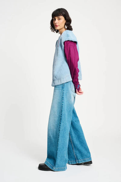 Fur Misty Blue - Waistcoat