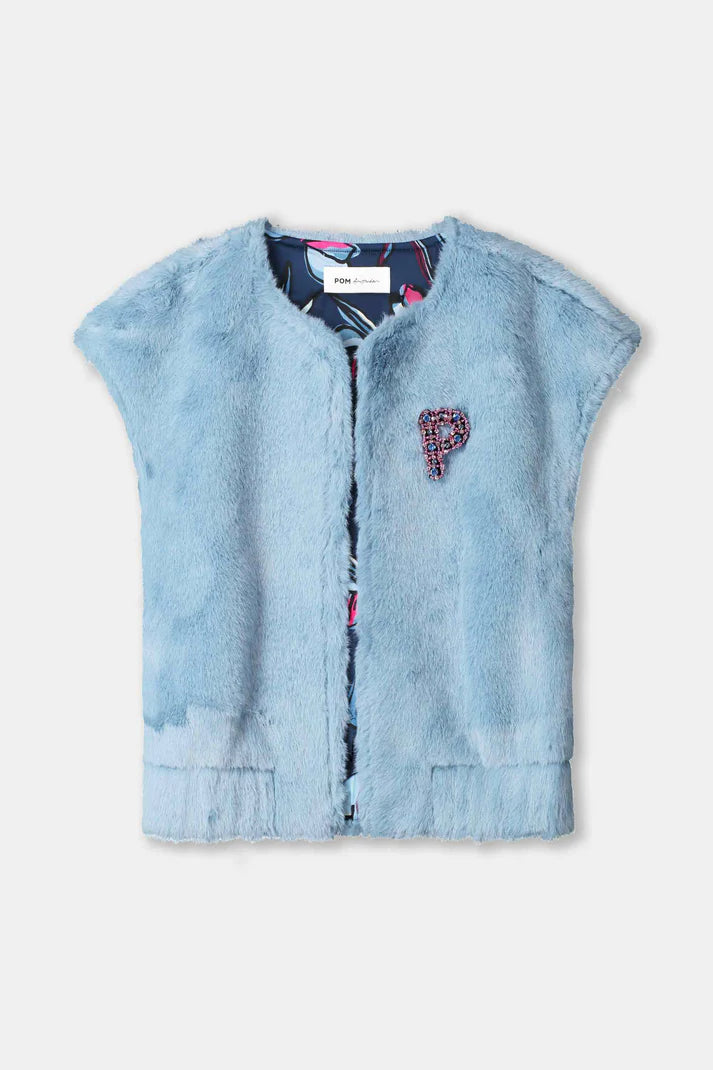 Fur Misty Blue - Waistcoat