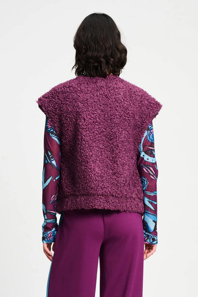 Teddy Baseline Plum - Waistcoat