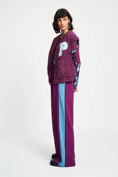 Teddy Baseline Plum - Waistcoat